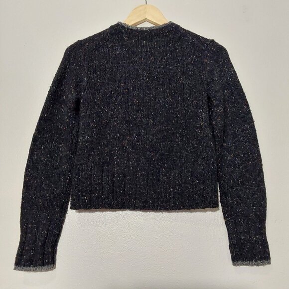 Abercrombie & Fitch Wool-Blend Cropped Zip Cardigan Y2K - Excellent Cond - Small - Picture 8 of 10